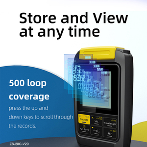 เครื่องวัดพลังงานแสง Signal fire ZS-20C-V20 พร้อมเครื่องตรวจสอบสายไฟเบอร์ออปติกแบบมองเห็นได้ ชุดเครื่องมือไฟเบอร์ออปติก Ftth แบบพกพา ตรวจสอบคุณภาพ 100% - Product Image 6