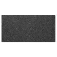 Tapis de bureau personnalisé en feutre anti-rayures avec logo personnalisé et support en PVC à points pour clavier et souris d'ordinateur de bureau