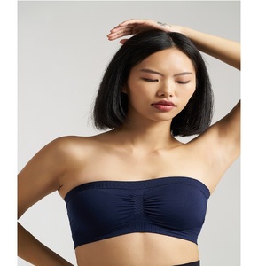 Sujetador sin tirantes sin costuras para mujer, tipo bandeau, cómodo y suave, para uso diario, ropa interior sin costuras. - Product Image 2