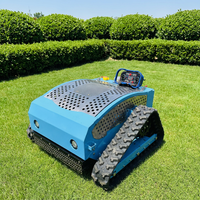 Tondeuse à gazon compacte multifonctionnelle EPA pour l'Europe, robot tondeuse sur chenilles télécommandé, nouvelle tondeuse pour pentes en vente