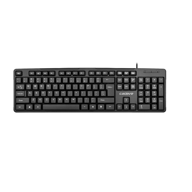 OEM 630 Computer Desktop Notebook Home Office Business USB Waterproof Wired Mute Keyboard Usb Keyboard Emulator Reader