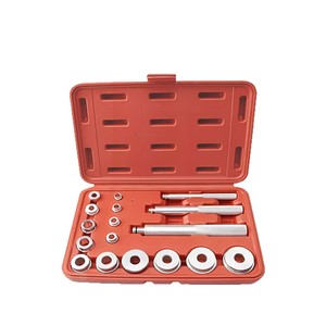 Ensemble d'outils de démontage de petits roulements, 17 pièces en alliage d'aluminium avec étui pour la réparation automobile, le démontage et l'assemblage - Product Image 1