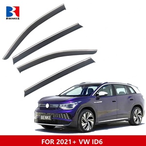 Déflecteurs de vitres de voiture pour VW ID.4 / ID.6 2021 – Pare-pluie et déflecteurs d'air pour portières - Product Image 3