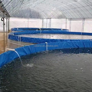 Tanque de Cría de Peces de Alta Resistencia, Lona de PVC, Sistema RAS, Acero Galvanizado, Certificado CE, Acuicultura al Aire Libre, Color Personalizado BANCY - Product Image 6