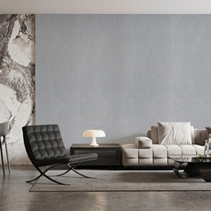 Revêtement mural texturé teint en fil de haute précision, sur mesure, sans couture, pour chambre à coucher, décoration moderne et luxueuse pour la maison # Série 102 - Product Image 5