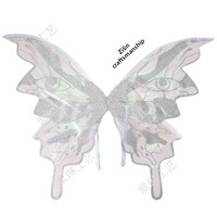 Nouvel accessoire dorsal pour costume de cosplay COS de fête d'Halloween transfrontalier : Ailes d'elfe abstraites et papillon, superbes