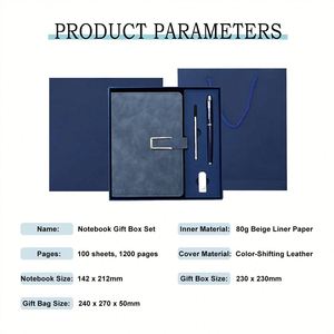 Personalized Custom Notebook Gift Box Set Business <b>A5</b> with Pen Promotional Gifts <b>Notepad</b> Logo - Product Image 4