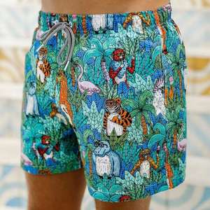 Trendy <b>Men</b> Shorts Fashion Printing Tie Dye Swim <b>Trunk</b> Swimsuit <b>Men</b> Shorts Pants Manufacturer Custom LOGO Beach Surf Shorts <b>Men</b> - Product Image 3