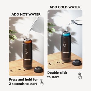 Macchina per caffè Espresso con <span class=keywords><strong>Capsule</strong></span> di acqua calda portatile Mini Smart per caffè Espresso tipo C ricarica USB elettrica per uso esterno - Product Image 6