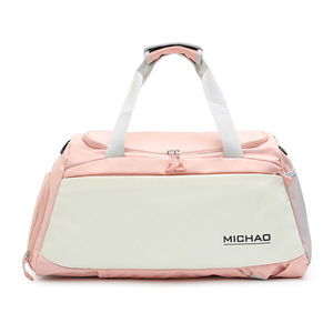 Bolsa de Gimnasio Impermeable de Nailon con Separación para Ropa Húmeda y Seca, Mochila Cruzada de Gran Capacidad para Viajes y Deportes - Product Image 5