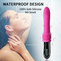 Automatischer, einziehbarer Vibrator mit mehreren Geschwindigkeiten, ferngesteuerter weiblicher Masturbator für sofortigen Orgasmus, Sexspielzeug