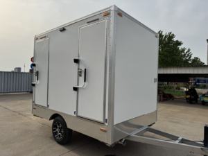 Toilettes portables de luxe pour adultes, durable, écologique, panneau sandwich en polyuréthane, remorque sanitaire, revêtement antidérapant, garantie 1 an - Product Image 3