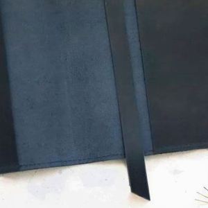 Genuine Leather Cowhide A6 Field Notes Cover Personalized Embossed Portable Notebook <b>Bookmark</b> Journal Wallet for Welcome <b>Gifts</b> - Product Image 4