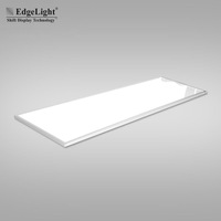 Panneau lumineux LED ultra-mince Edgelux, éclairage de comptoir, diffuseur acrylique à points laser, vente chaude en usine
