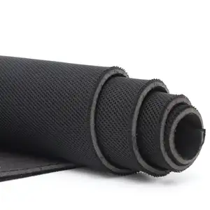 Yeni tasarım popüler 100% polyester örgü kumaş sünger köpük lamine kumaş için bagaj/araba/yatak/koltuk kapakları