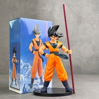 Figurine Anime DBZ Goku avec Bâton de Puissance, Édition 20ème Anniversaire, Modèle PVC, Jouet en Boîte, Cadeau pour les Fans de Manga et de Collection