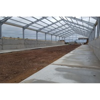 Construction préfabriquée de porcherie à ossature métallique de structure métallique de conception libre de porcherie de bâtiment rapide