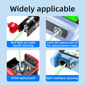 Bâtonnets de nettoyage pour fibres optiques 1,25 mm 2,5 mm pour connecteurs LC/SC/ST/FC, utilisation FTTH, tampons de nettoyage pour extrémités de fibres et ports optiques - Product Image 6