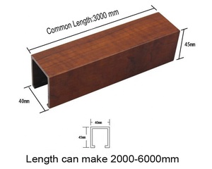 Techo WPC impermeable de diseño de madera para decoración Indoo - Product Image 6