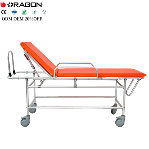 Trolley Bed Rumah Sakit Portabel Medis, Manual, Aluminium Alloy, Lipat, untuk Penyelamatan dan Pemindahan Pasien - Product Image 3