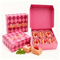 Boîtes à biscuits personnalisées en Chine, boîtes écologiques en carton pour emporter, emballages pour pâtisseries et boulangeries