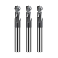 Offre Spéciale – Fraise à Double Flûte à Bout Rond de 6 mm en Carbure de Tungstène, Revêtement AlTiN, OEM/ODM, Haute Précision, Angle de Hélice 35° pour