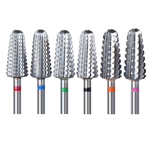 <span class=keywords><strong>Tornade</strong></span> violet revêtement carbure de tungstène Bit volcan fraise pour perceuse à ongles électrique manucure Nail Art Bits - Product Image 4