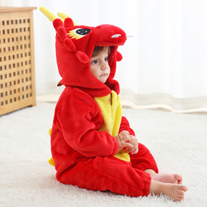 मिचली हॉट सेलिंग अनुकूलित फलालैन मुद्रित बेबी पजामा लड़कियों लड़कों के कपड़े फलालैन जिपर प्यारा पशु डिजाइन बेबी जंपसूट - Product Image 4