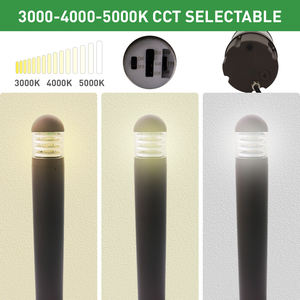 Community Outdoor Post Top Led <strong>Street</strong> <strong>Light</strong> Pathway Landscape Bollard Lawn <strong>Light</strong> for Garden Yard Patio Lawn Walkway Decor - Product Image 2