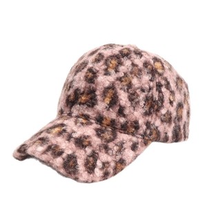 Unisex Leopard Print Baseball <b>Cap</b> Fleece Warm Outdoor Hat <b>For</b> <b>Men</b> Women <b>Winter</b> Fashion <b>Cap</b> - Product Image 4