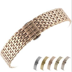 Correas de Reloj de Acero Inoxidable 316L Ultrafinas de 9 Eslabones Jialan, Aptas para Hombres y Mujeres, para Relojes <span class=keywords><strong>Longines</strong></span> - Product Image 6