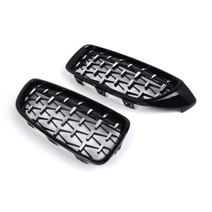 Rejilla de parachoques delantero BMW de plástico ABS para la serie 4 F32 F36 2014-2017, color negro meteor, semi galvanizado - Product Image 4