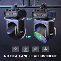 Projecteur LED mobile Super 120W Wash RGB blanc froid et chaud pour effets d'éclairage de scène, discothèque, KTV, avec contrôle DMX512