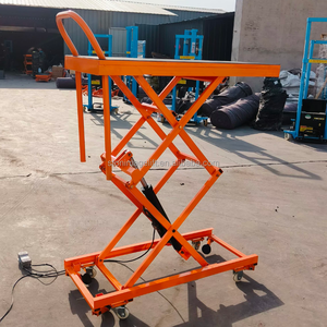 Plateforme élévatrice mobile électrique 1,4 m, pliable et automatique, avec marchepied - Product Image 6