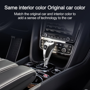 Navihua para Bentley Continental GT y Flying Spur 2004-2019, Actualización de Coche, Perilla de Cambio de Marchas de Cuero, Palanca de Cambios, Accesorios Interiores - Product Image 2