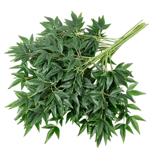 Feuilles artificielles de Chine, plantes bonsaï suspendues artificielles, colorées, presque naturelles, pour jardins et serres, vente de feuilles de bonsaï artificielles - Product Image 1