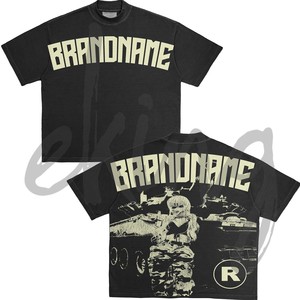 T-shirt girocollo Casual <span class=keywords><strong>a</strong></span> mezza manica con stampa personalizzata t-shirt <span class=keywords><strong>a</strong></span> trasferimento termico con stampa grafica in cotone squadrato per uomo - Product Image 6