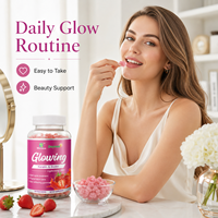 Gummies Beauté Éclatante Kératine Biotine Collagène Soutien Quotidien Éclat Vegan Formule Personnalisée Marque Privée Fournisseur Usine OEM ODM