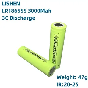 Lishen LR1865SS 3000mAh 3.7V batterie de stockage d'énergie batteries au lithium-ion 3.7V INR18650 <span class=keywords><strong>3C</strong></span> 3000mAh cellule de batterie au lithium-ion - Product Image 3
