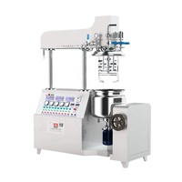 Emulsionador al Vacío Hidráulico de 50L, Mezclador Homogeneizador Automático para Pastas de Alta Viscosidad, con Motor y Rodamientos de Acero Inoxidable