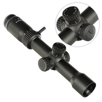 Lunette de visée LPVO Factory Optic 1-8X32 IR avec éclairage rouge, long dégagement oculaire, viseurs tactiques