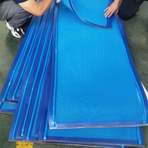 Dễ dàng làm sạch lưới thực phẩm PU băng tải để vận chuyển thịt sống và cá - Product Image 1