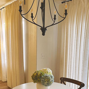 Tende oscuranti personalizzate e mantovane di fascia alta con Texture di lino direttamente in fabbrica - Product Image 3