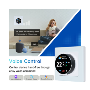 <span class=keywords><strong>Thermostat</strong></span> intelligent à écran couleur TFT, <span class=keywords><strong>programmable</strong></span> hebdomadaire, multifonctions, pour usage domestique, sortie d'usine ODM/OEM - Product Image 4