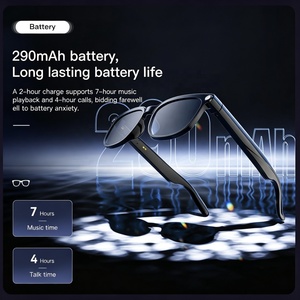 Lunettes Intelligentes IP65 Traduction IA Appel Bluetooth Musique Commande Tactile Assistant Vocal Photo Vidéo Reconnaissance d'Objets Téléchargement d'Applications - Product Image 5