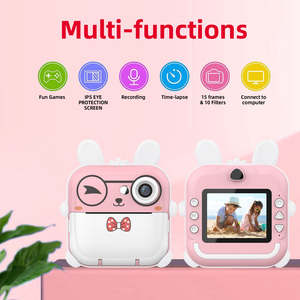 SourcingArk 2.4 Inch Kids <b>Camera</b> with Dual <b>Camera</b> 48MP CMOS Sensor Thermal <b>Printing</b> Color Screen Instant Mini Video <b>Camera</b> Q5 - Product Image 3