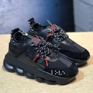 Zapatillas deportivas de malla transpirables con cordones, estilo casual, con plataforma elevada, ligeras y robustas, para verano y otoño. - Product Image 5