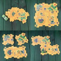 Promotion bas prix éducatif garçon jeu ensemble en plastique dinosaure électrique bricolage bloc de construction Train Rail voiture jouet Puzzle piste de course