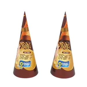 Cone Paper Packaging Cup Conical 4.5Oz Lotion Fish Shaped Waffle Styrofoam Mini Labels Ice Cream Cones