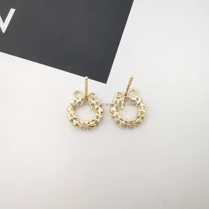 14 Karat Soild Gold Ohr stecker Schmuck halterungen AU585 Gold Zubehör Perlen Perlen Schmuck Funds tücke